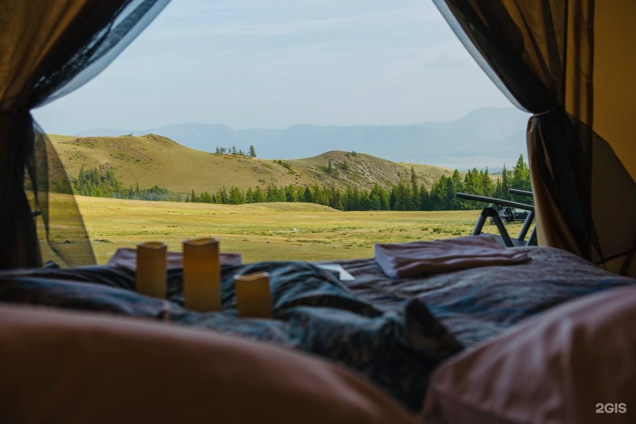 Тент-дом в Курае с видом на Северо-Чуйский хребет - фото 7