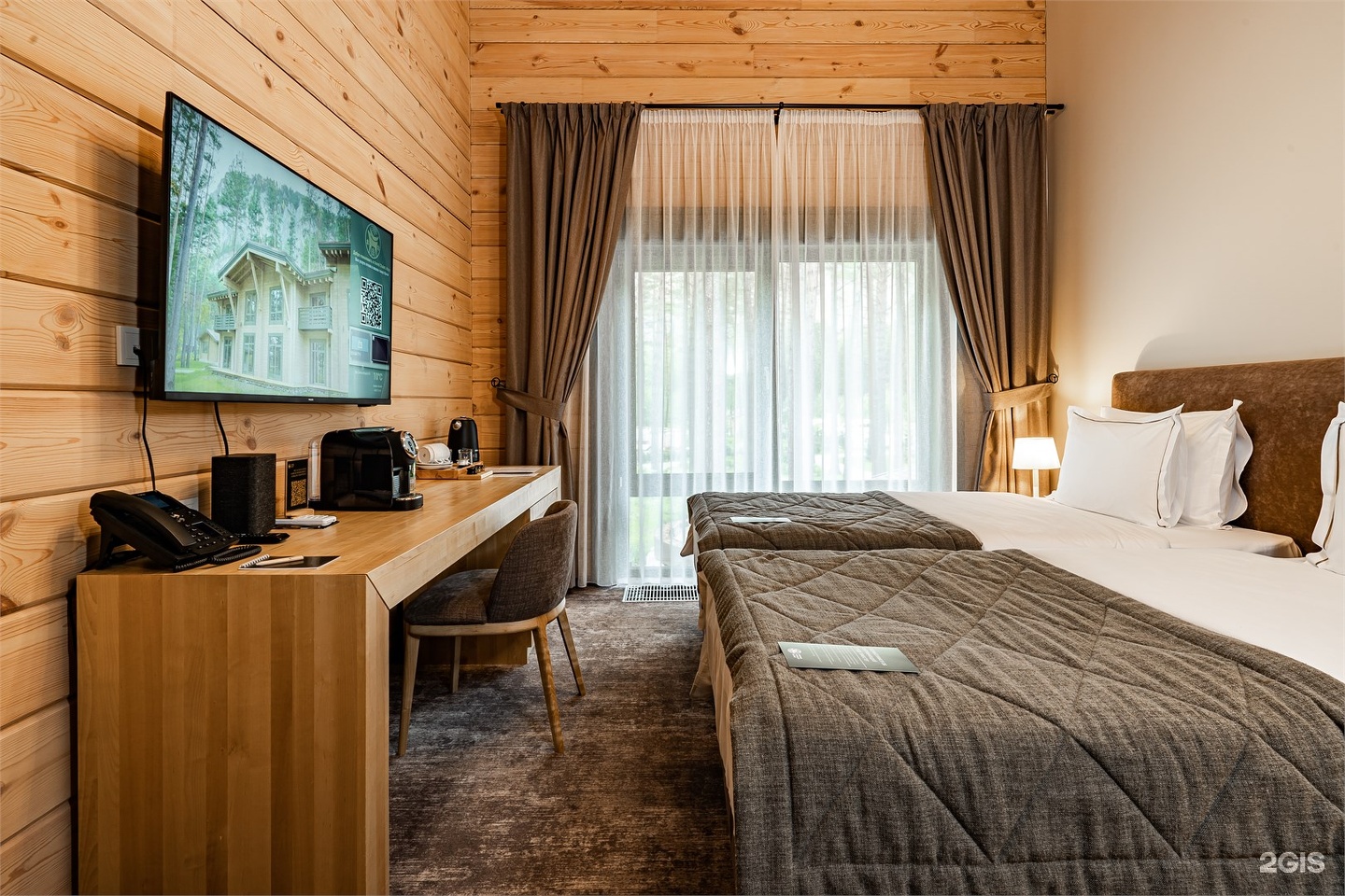 Номер Классик с двумя раздельными кроватями - фото 1