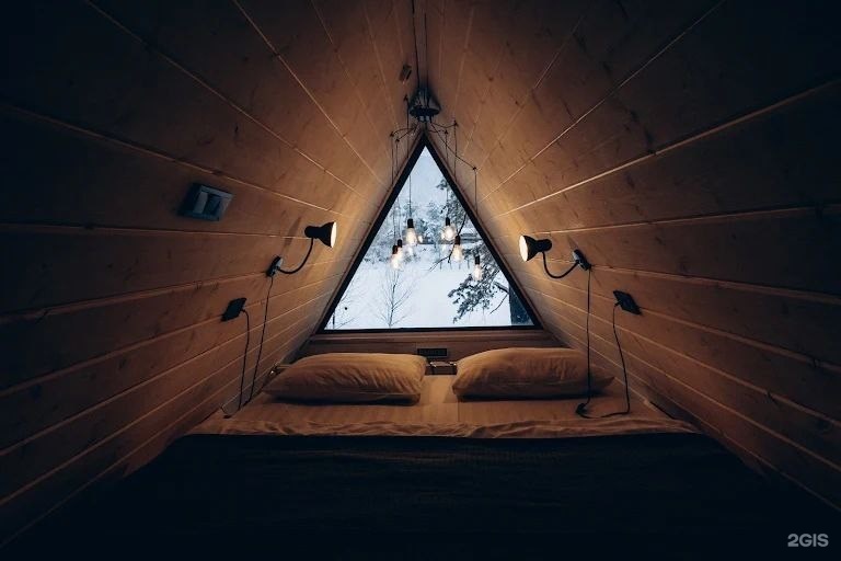 №5 | A-Frame с одной спальней и очагом на террасе - фото 11