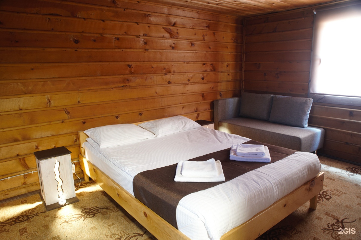 "Категория ББ" Номер с 2-спальной кроватью в коттедже с террасой  - фото 6