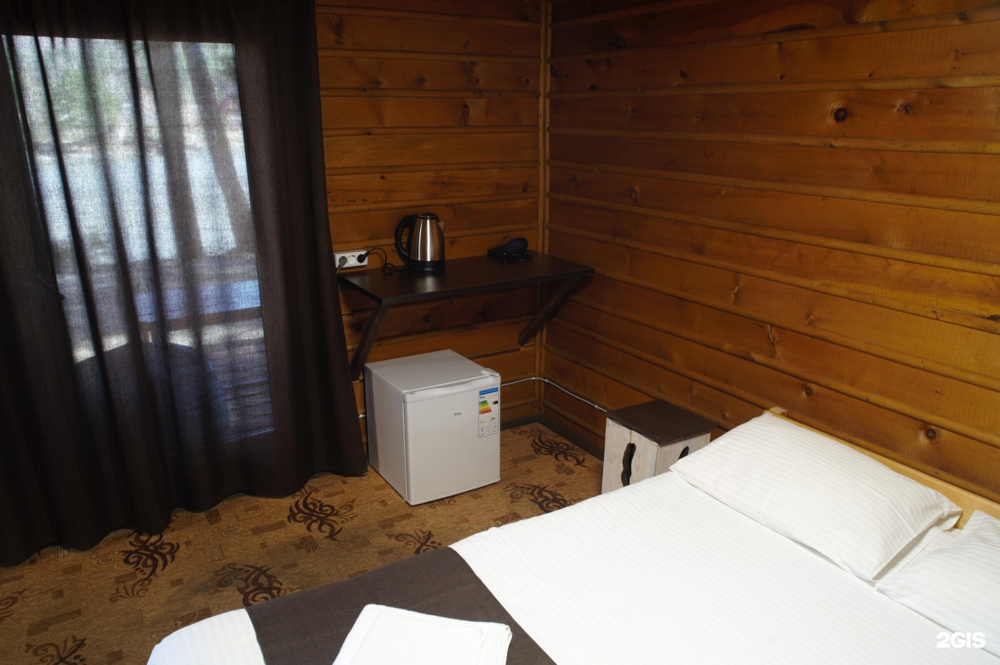 "Категория ББ" Номер с 2-спальной кроватью в коттедже с террасой  - фото 7