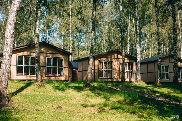 "Категория ЛД"  Номер с 2-спальной кроватью в летнем домике с панорамными окнами  - фото 2