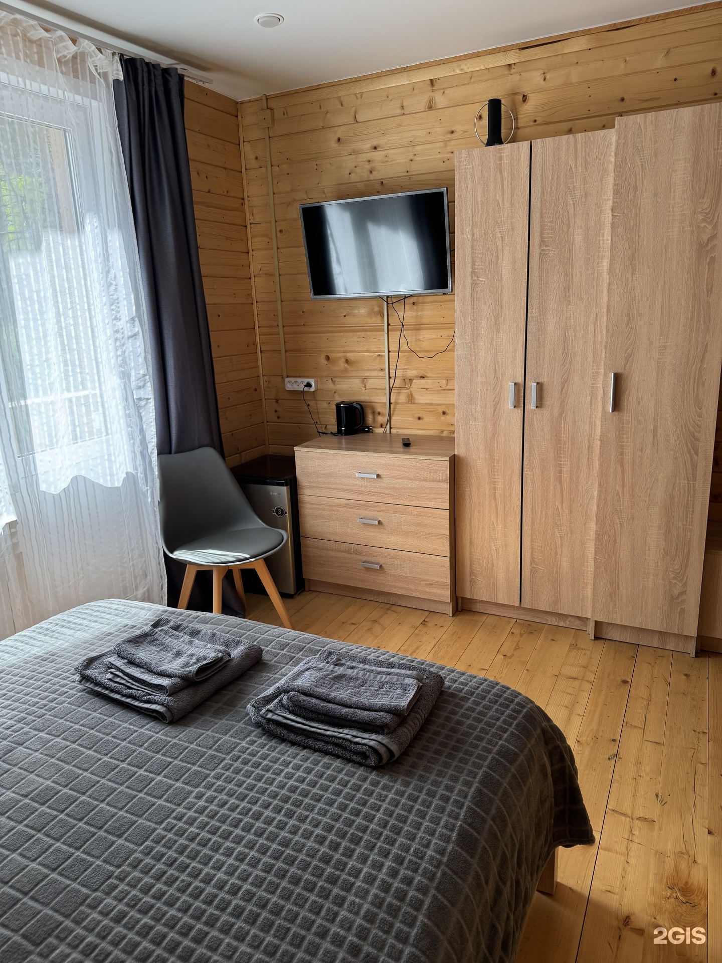 Двухместный номер с 1 кроватью и собственной ванной комнатой с балконом - фото 3