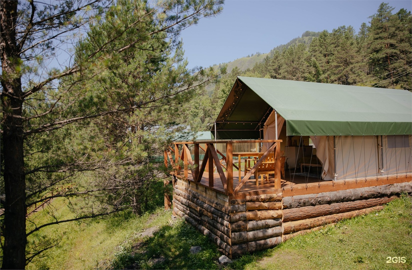 Сафари-тент стандарт у реки - фото 14