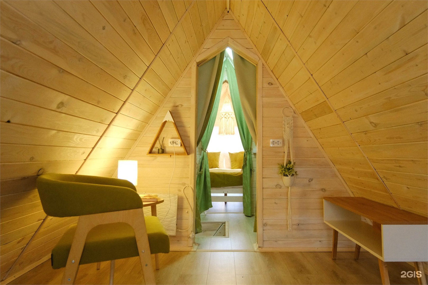 Шале A-Frame с двумя спальнями - фото 4