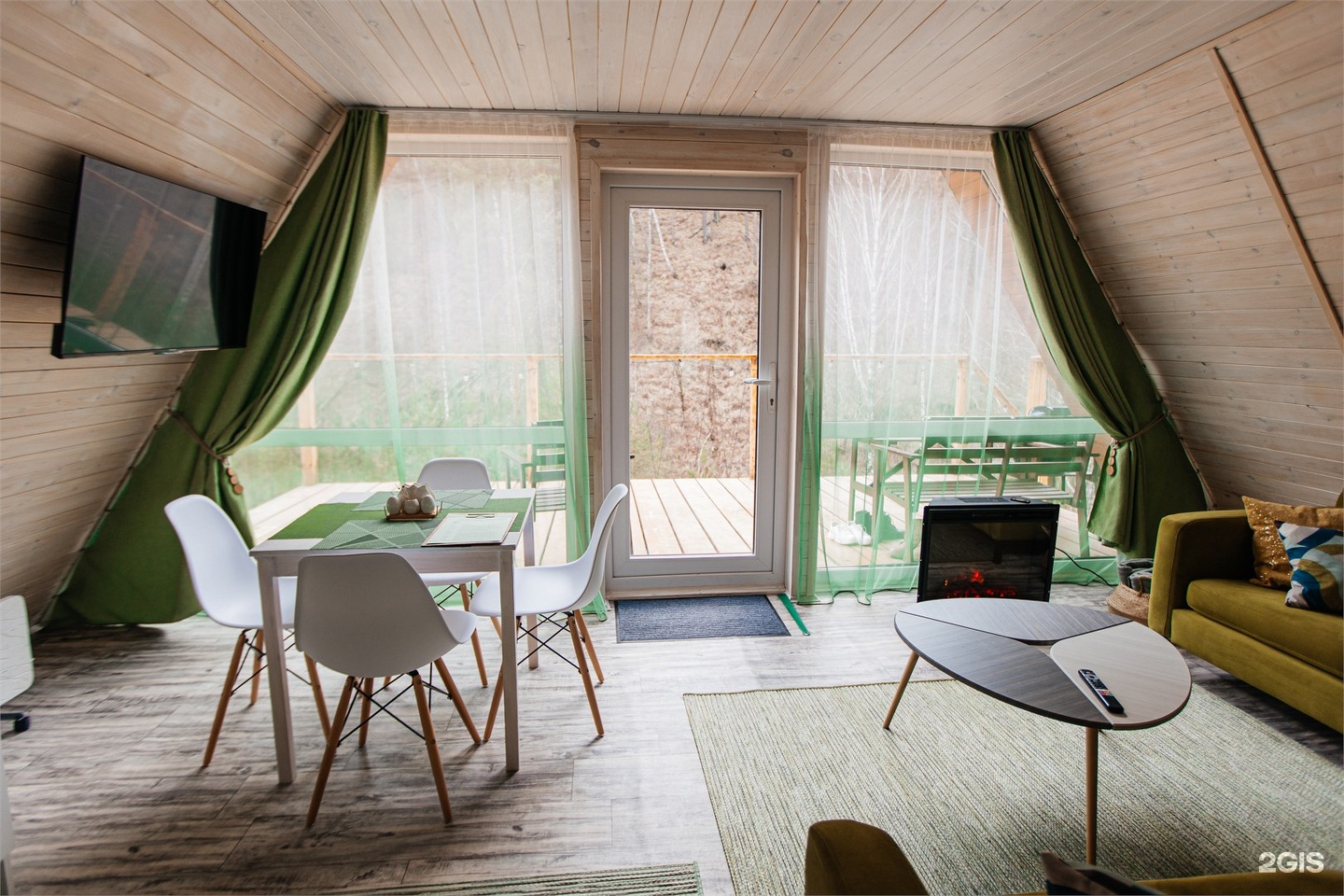 Шале A-Frame с двумя спальнями - фото 12