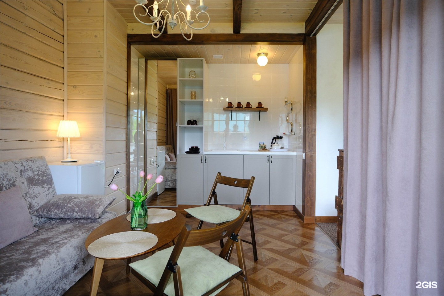 Стандартный номер с кухней и террасой на 1 этаже - фото 4