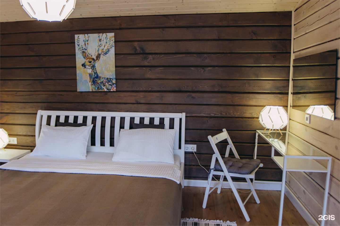 Шале - студия одноэтажное с двуспальной кроватью и диваном - фото 8