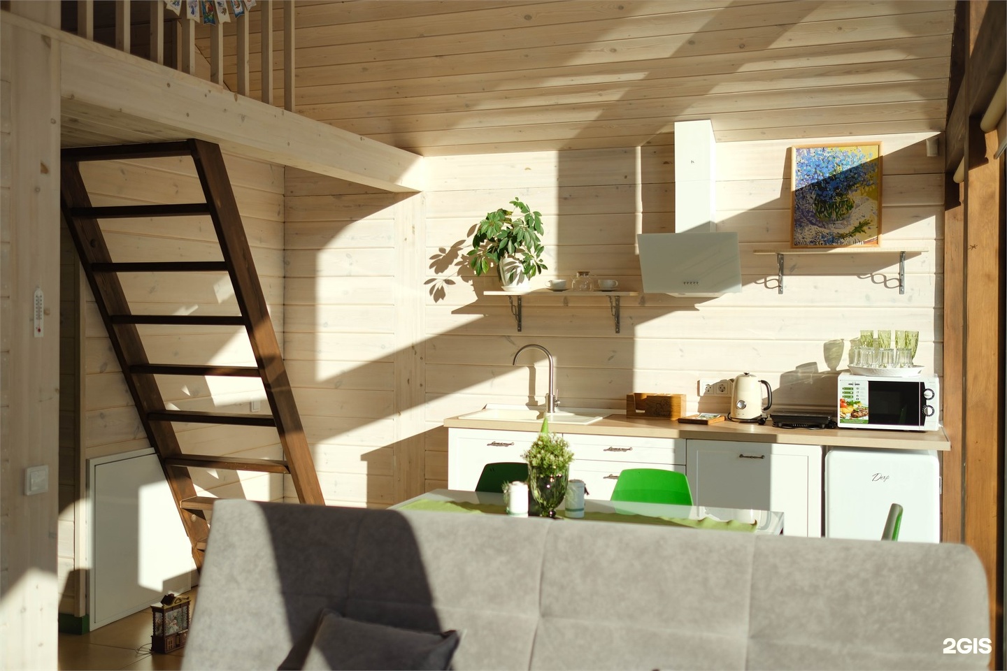 Шале двухэтажное с двумя спальнями, кухней-гостиной и видом на горы - фото 17