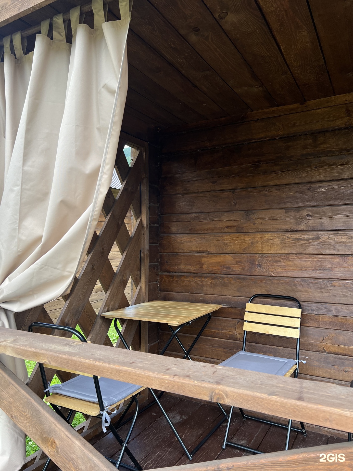 Двухместный номер с двуспальной кроватью с видом на горы - фото 1