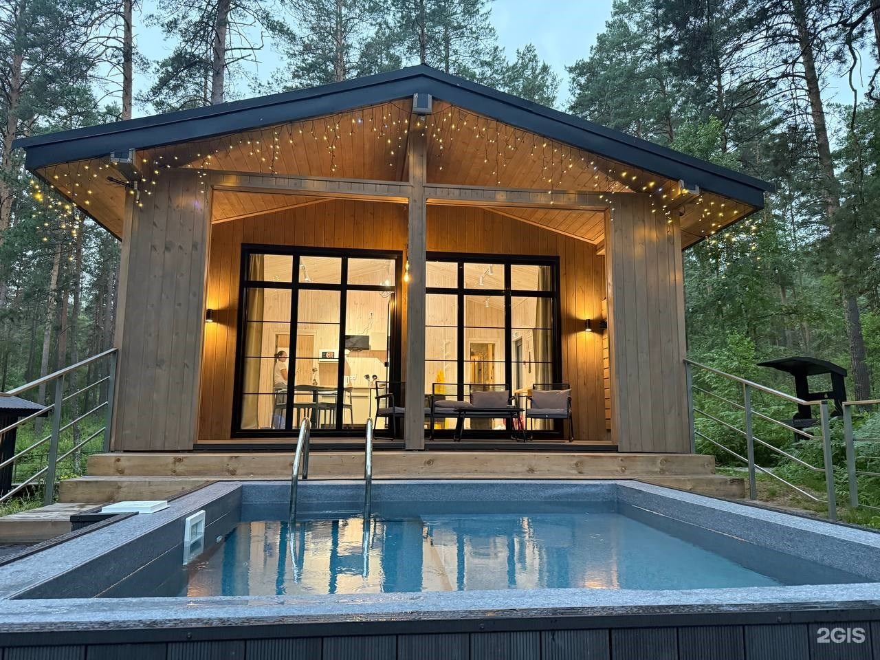 ВИП ДОМ С ЛЕТНИМ БАССЕЙНОМ - фото 12