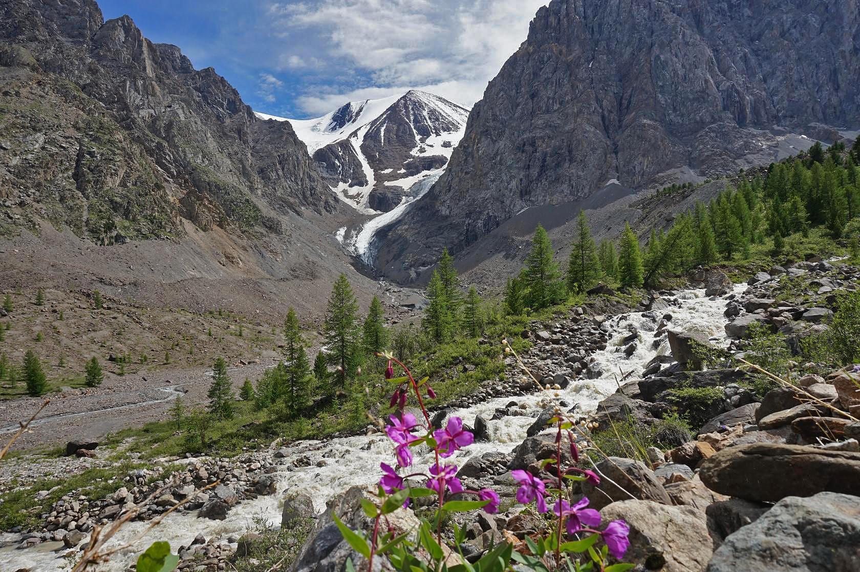 "Серебро Алтая", треккинг без рюкзаков к ледникам Актру. - фото 7
