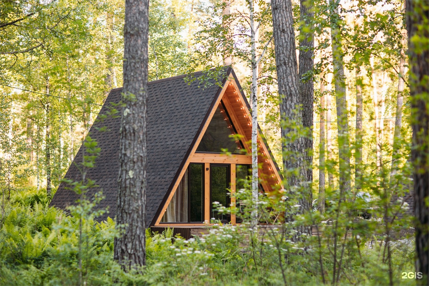 Шале в форме треугольника - фото 1