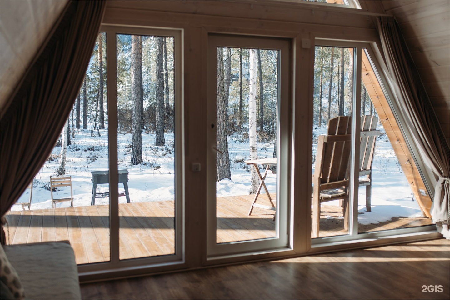 Шале в форме треугольника - фото 11