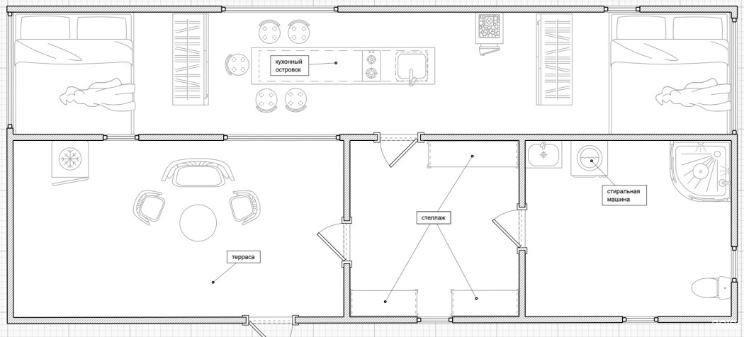 Дом на 4 человека - фото 3
