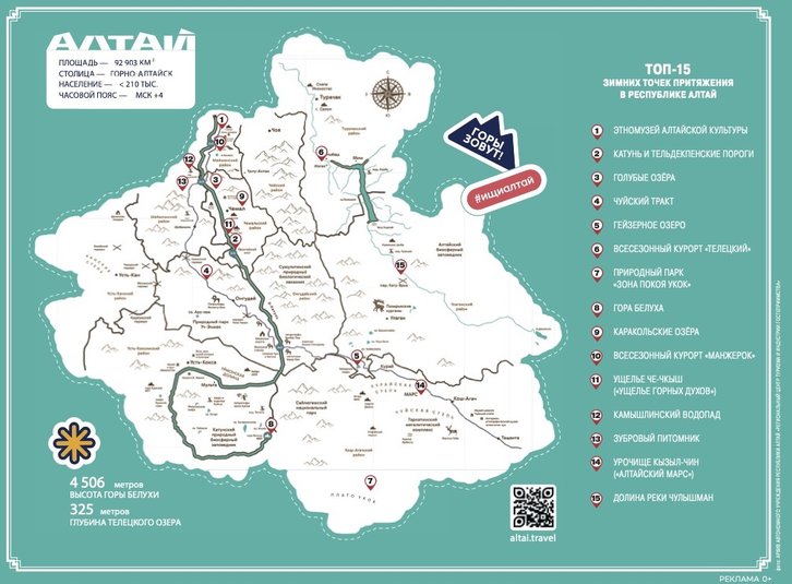 ТОП-15 ЗИМНИХ ТОЧЕК ПРИТЯЖЕНИЯ РЕСПУБЛИКИ АЛТАЙ - фото 8
