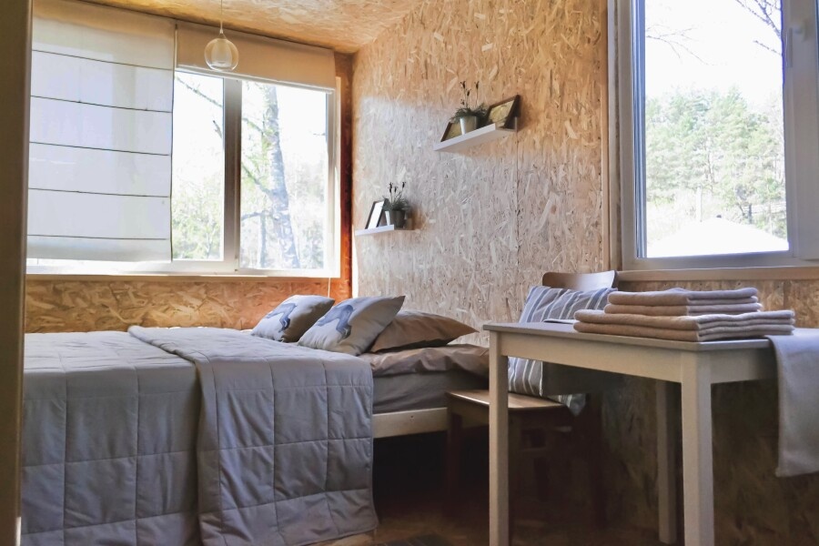 Двухместный номер с одной кроватью и мини-кухней - фото 1