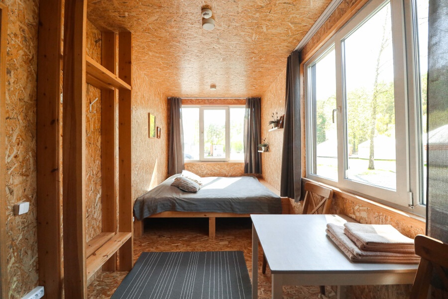 Двухместный номер с одной кроватью и мини-кухней - фото 4