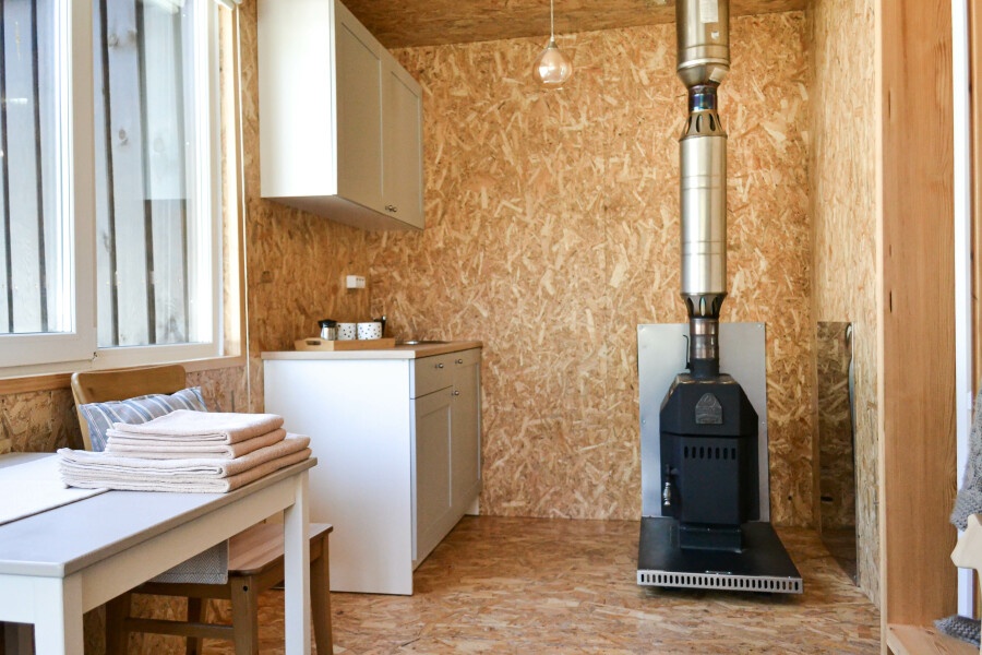 Двухместный номер с одной кроватью и мини-кухней - фото 6