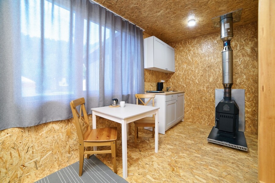 Двухместный номер с одной кроватью и мини-кухней - фото 8