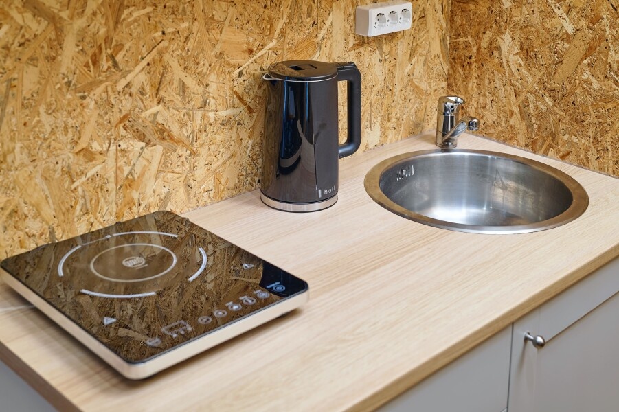 Двухместный номер с одной кроватью и мини-кухней - фото 9