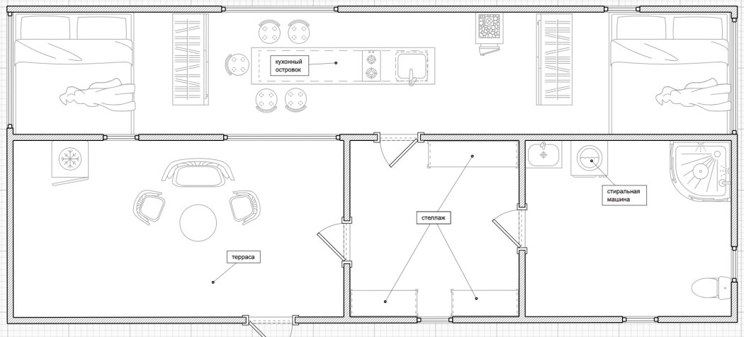 Дом на 4 человека - фото 3