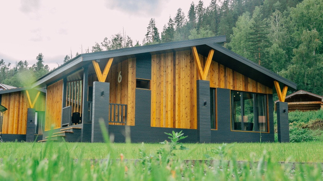 Шале Lodge с ванной - фото 1