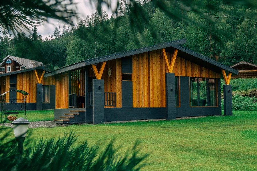 Шале Lodge с ванной - фото 3