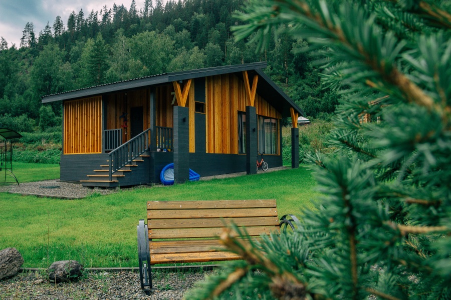 Шале Lodge с ванной - фото 4