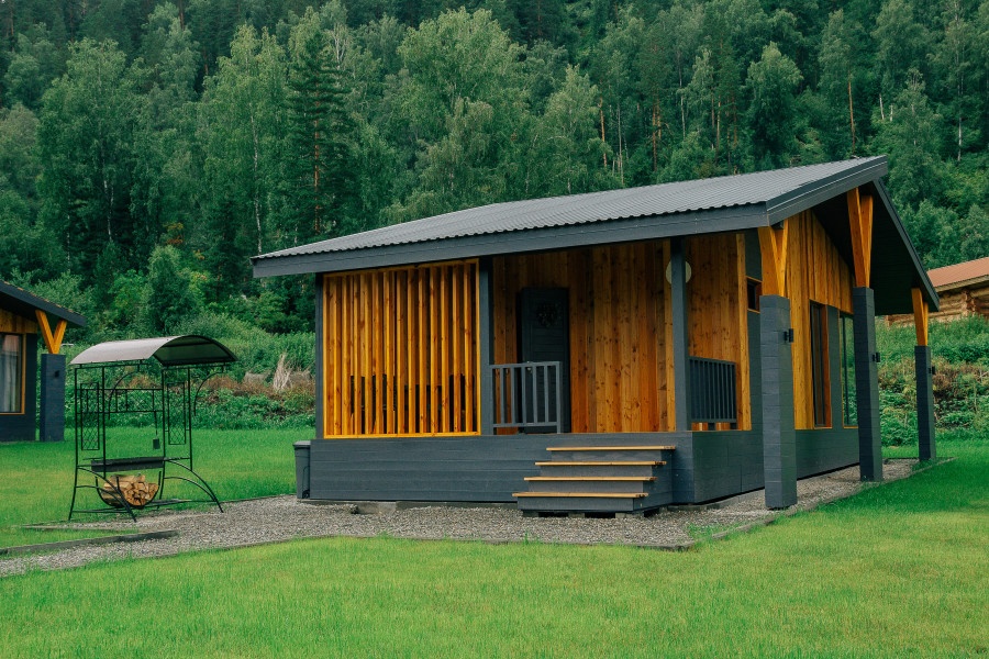 Шале Lodge с ванной - фото 7