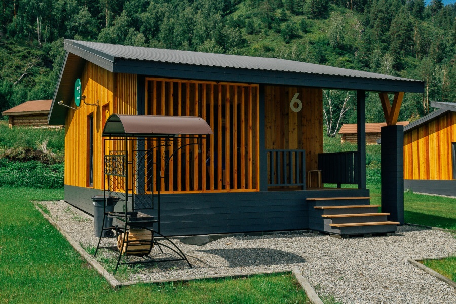 Шале Lodge с ванной - фото 8