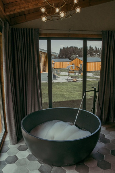 Шале Lodge с ванной - фото 11