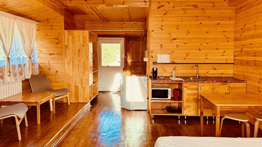 🏠 Двухместный номер с «королевской кроватью» , мини-кухней и отдельным входом на 2 этаже (№7) - фото 4