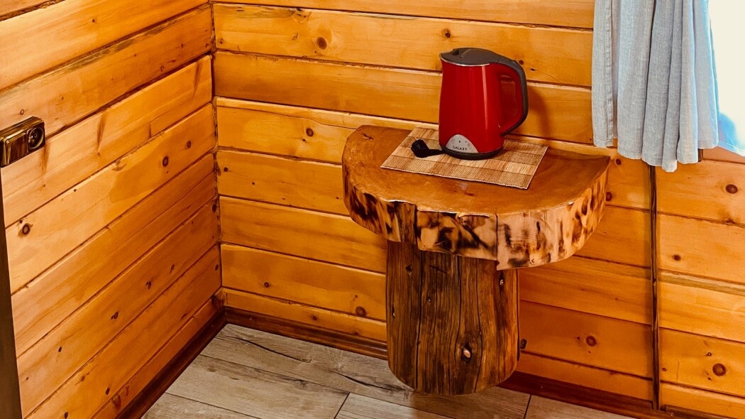 Отдельный 3-местный Кедровый дом с 3 односпальными кроватями (№1) - фото 14