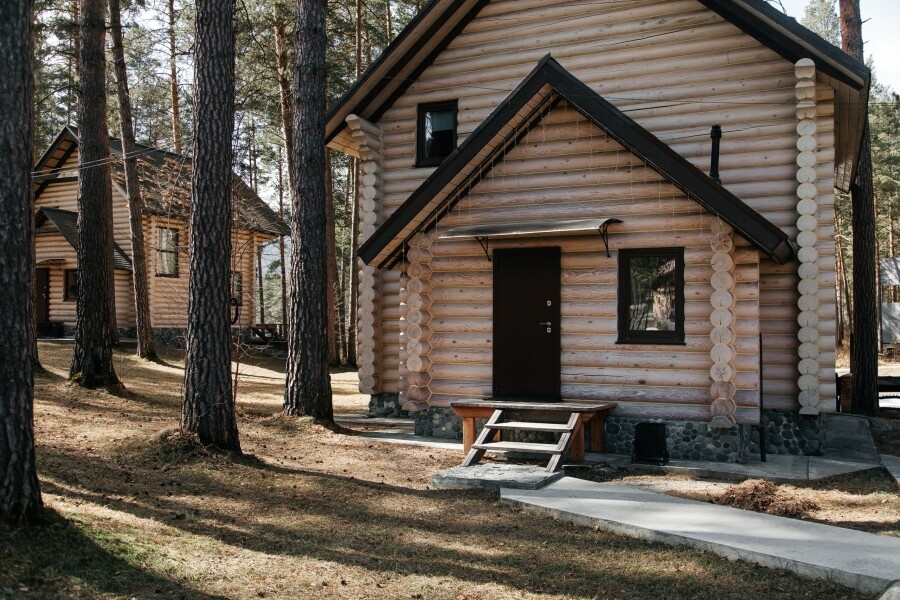 Дом  Премиум с камином и панорамным видом на горы и реку - фото 9