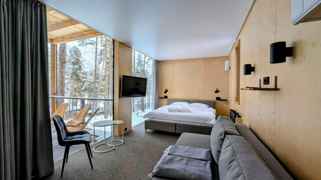 Большой зеркальный куб №21 для 2-4 гостей - фото 1