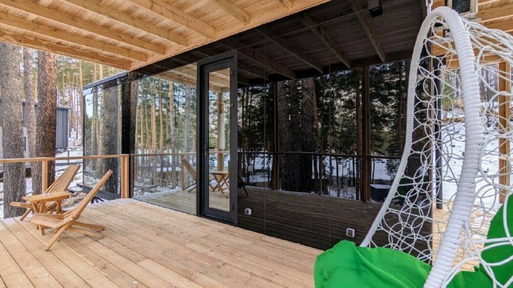 Большой зеркальный куб №21 для 2-4 гостей - фото 3