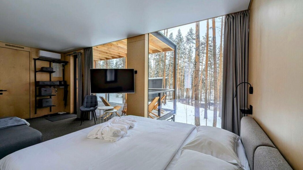 Большой зеркальный куб №38 для 2-4 гостей - фото 1