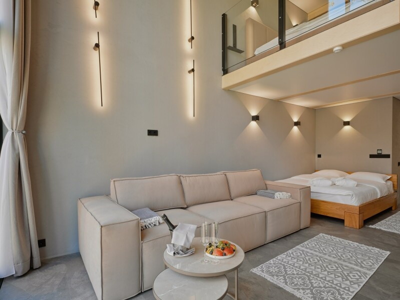 Двухэтажный номер люкс 60м² в панорамном дуплексе для 4 гостей - фото 3