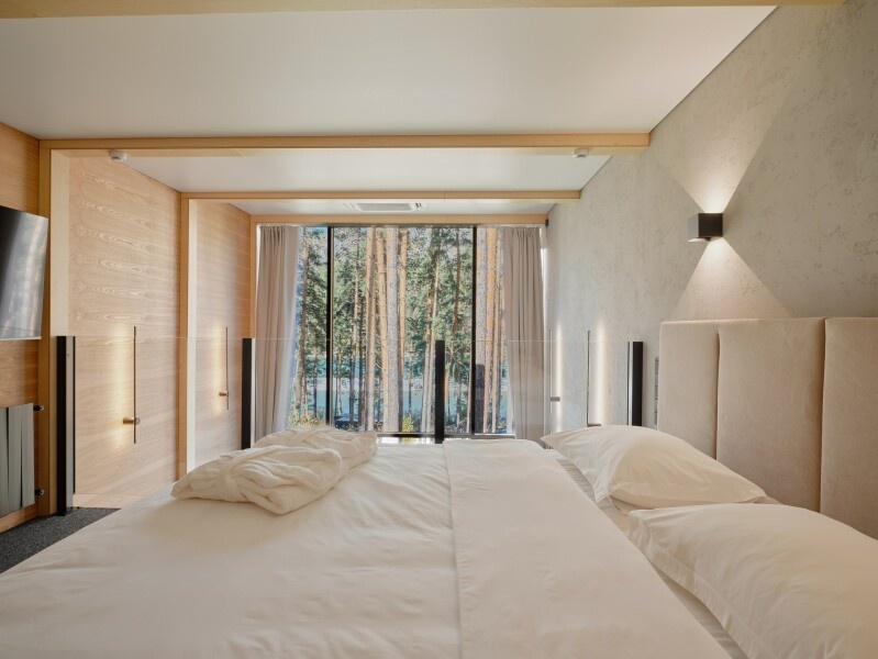 Двухэтажный номер люкс 60м² в панорамном дуплексе для 4 гостей - фото 6