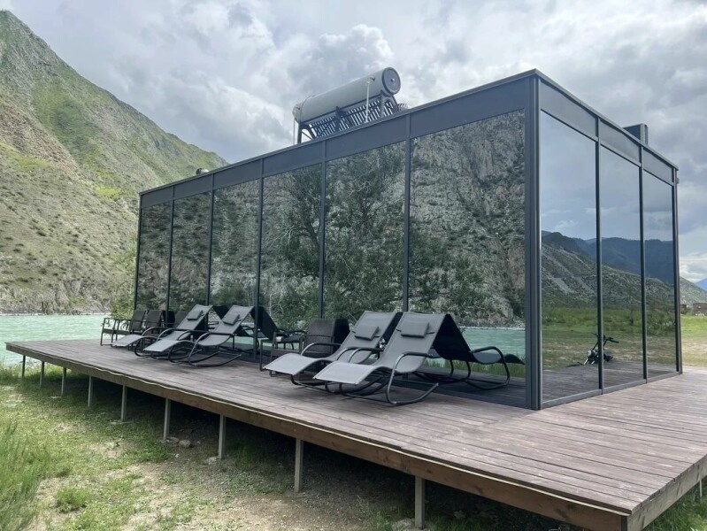 Дом Стелс Double                                                                 Номер категории А в стеклянном доме на два номера - фото 1