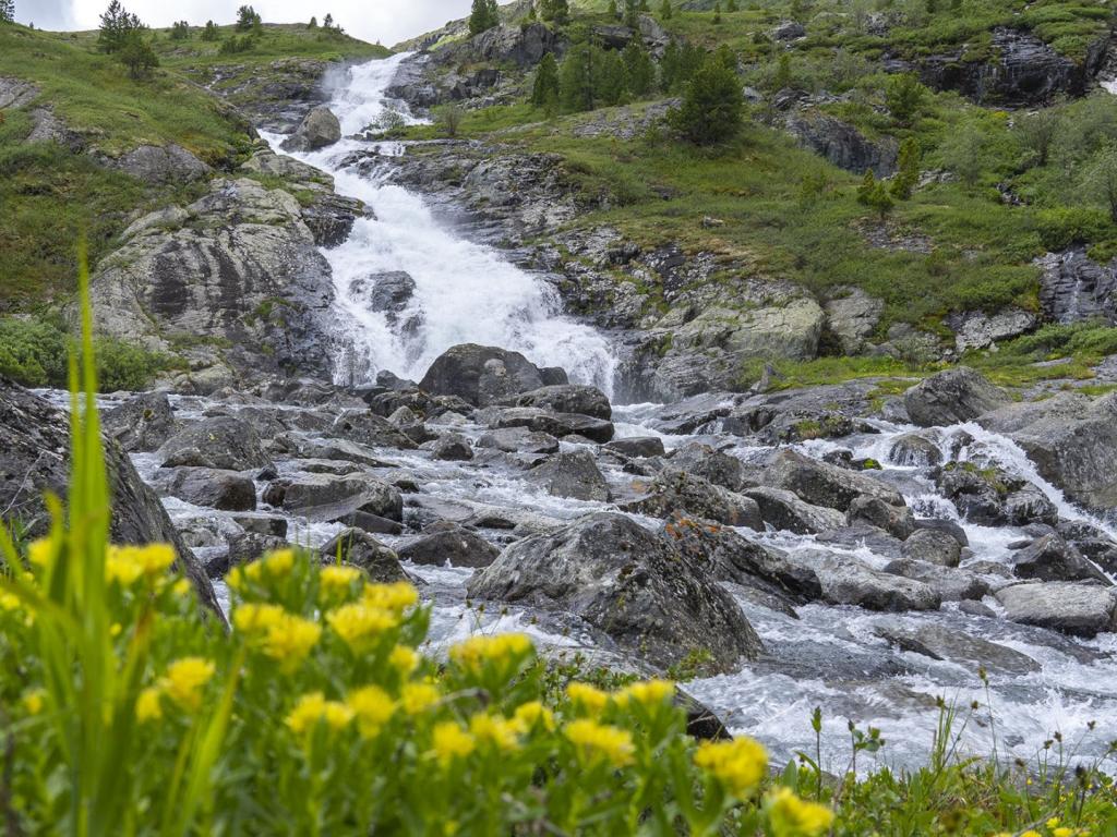 Водопады на реке Большой Кулагаш - фото 1