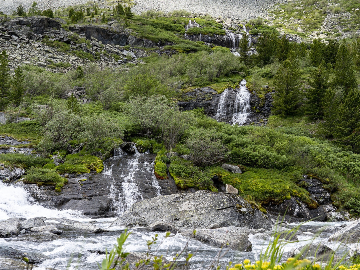Водопады на реке Большой Кулагаш - фото 2