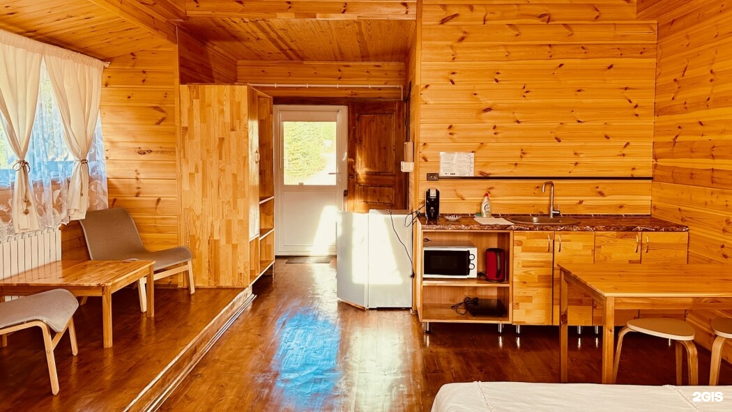 🏠 Двухместный номер с «королевской кроватью» , мини-кухней и отдельным входом на 2 этаже (№7) - фото 4