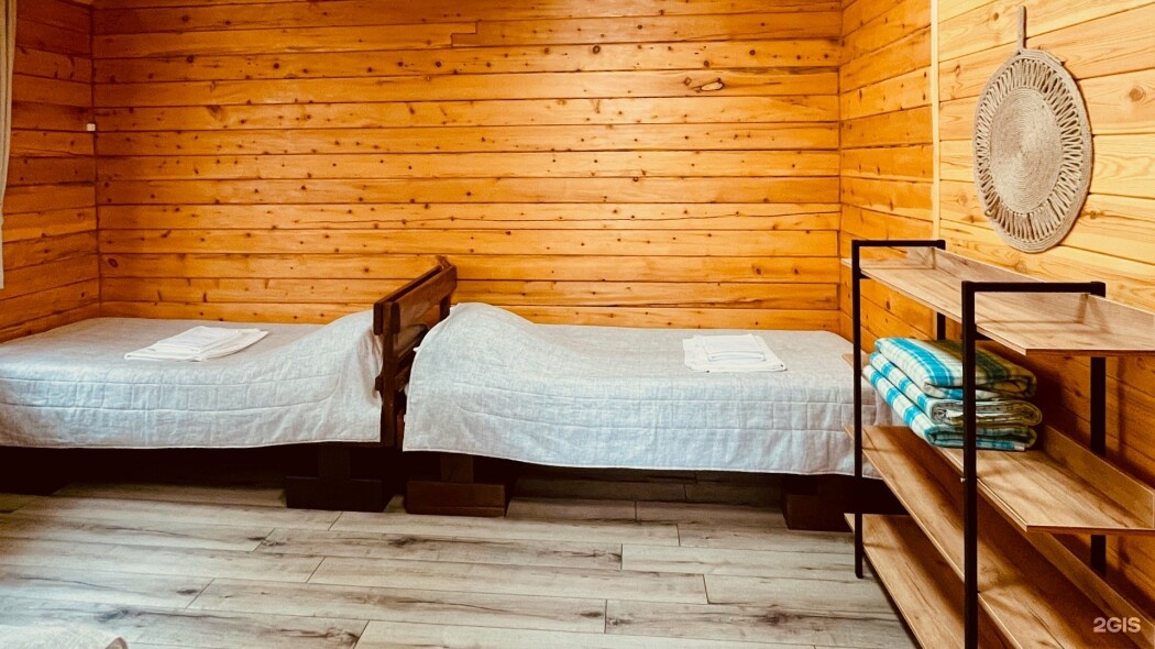 Отдельный 3-местный Кедровый дом с 3 односпальными кроватями (№1) - фото 4