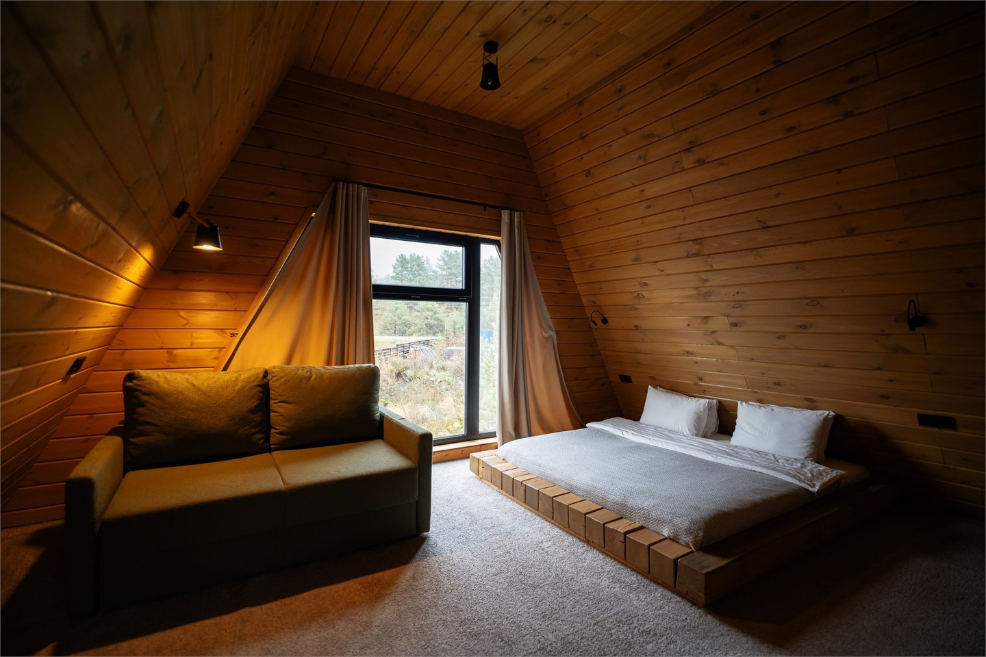 Гранд Шале две спальни с видом на горы - фото 9