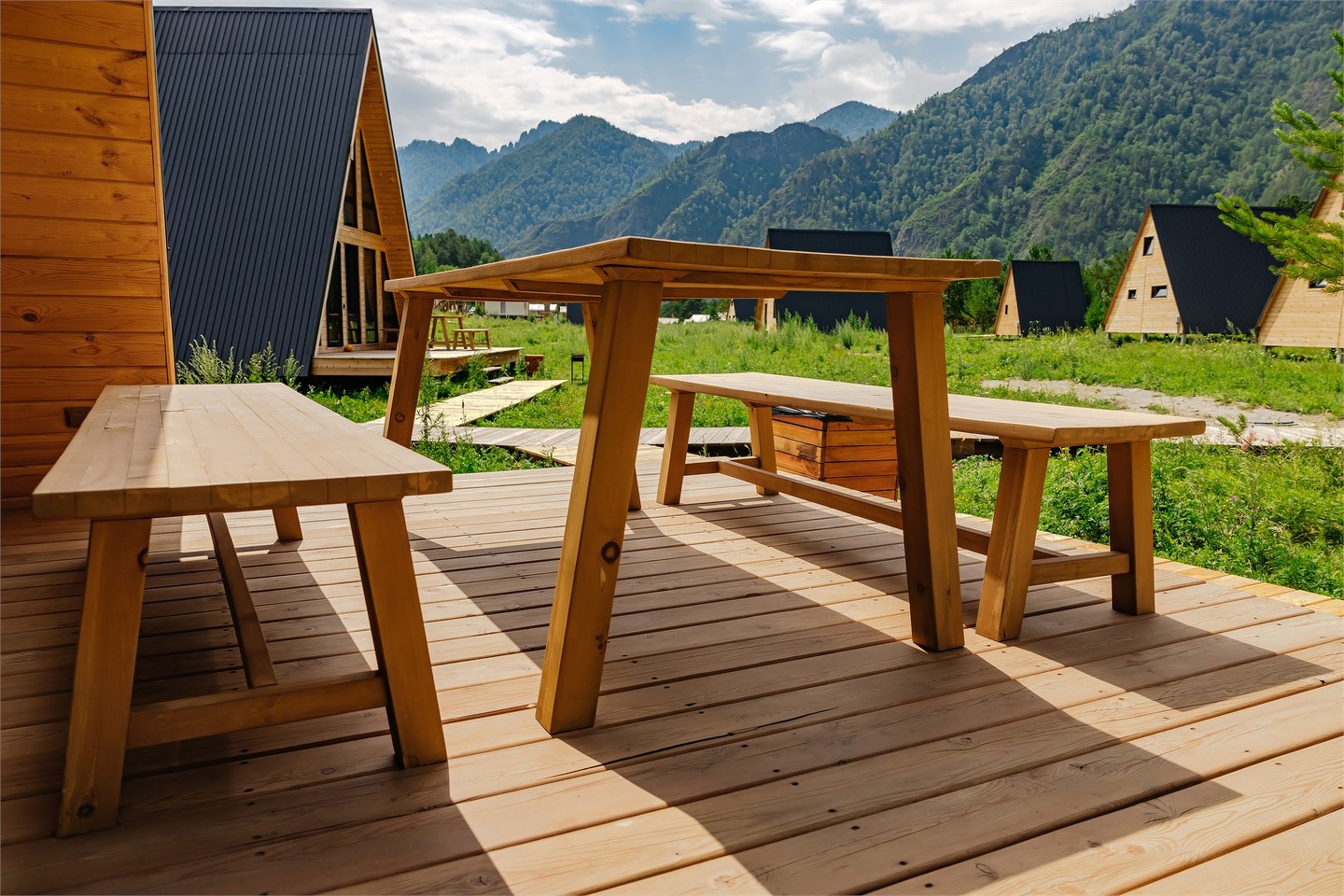 Гранд Шале две спальни с видом на горы - фото 12