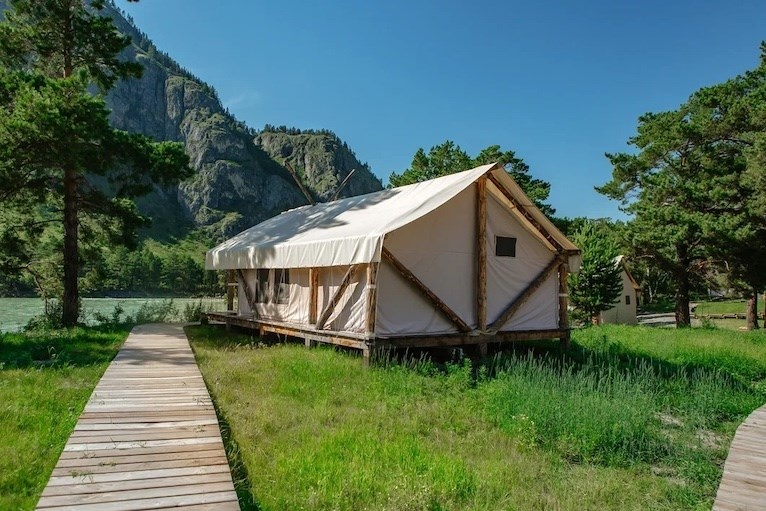 Шатер с Видом на реку - фото 9