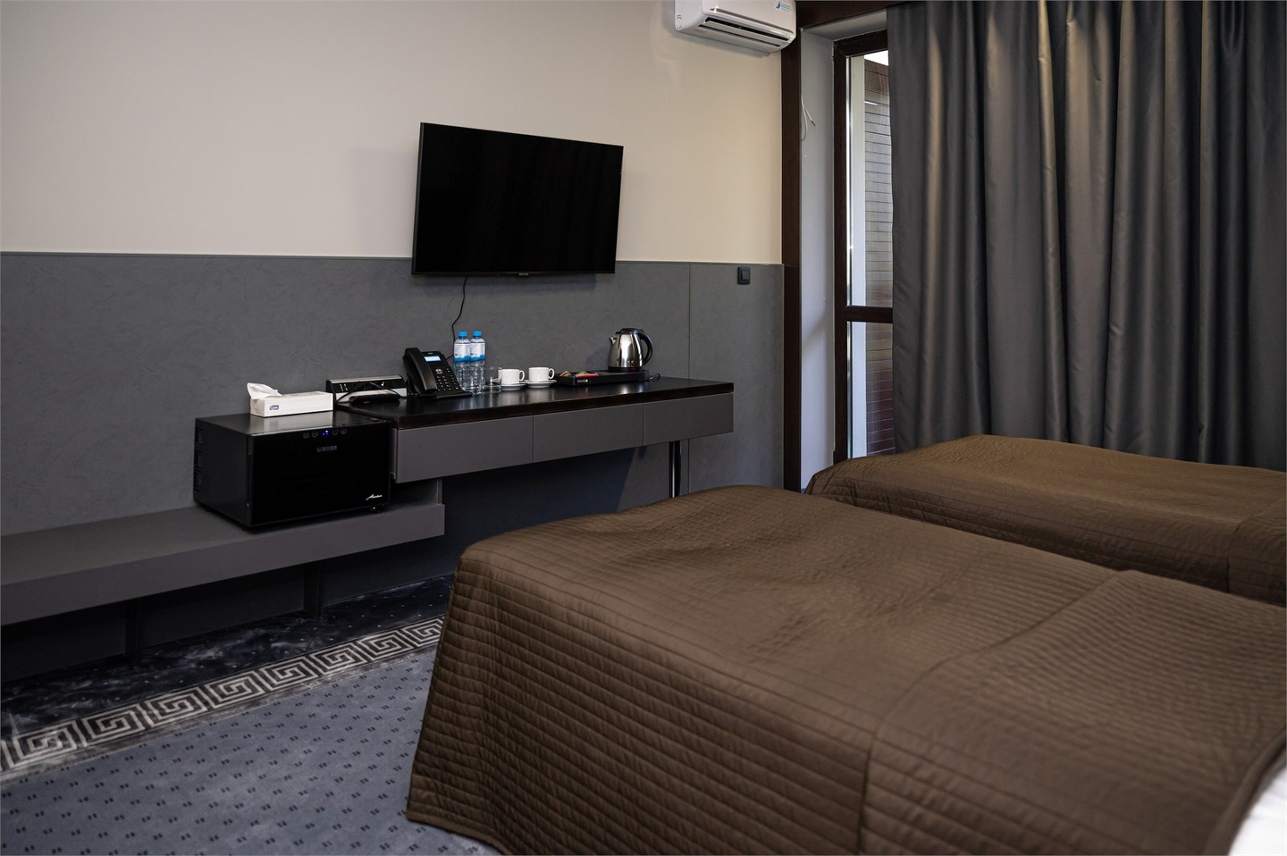 Стандарт с видом на горы Twin (Отель «Югославский») - фото 2