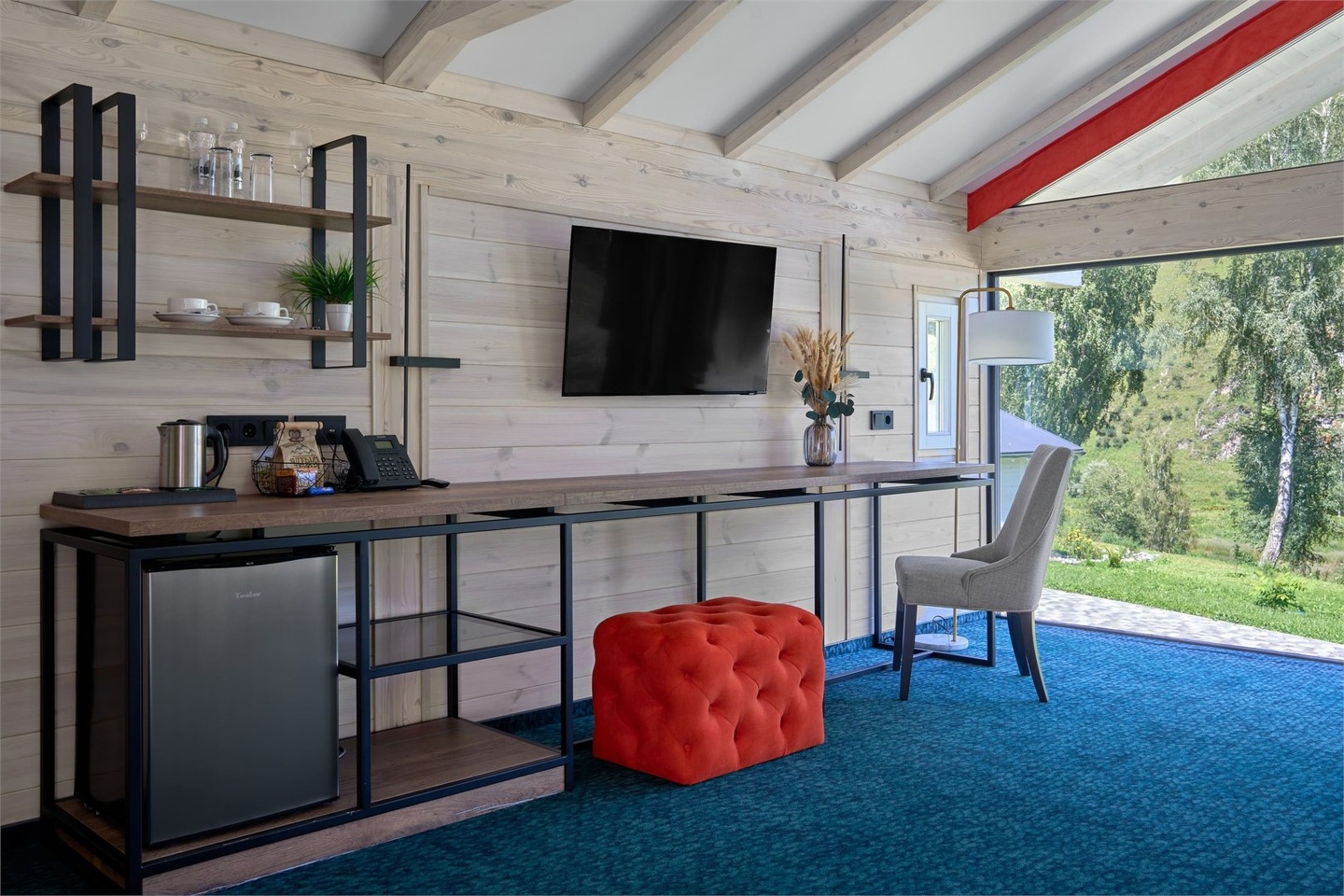 Шале c видом на парк маралов с двумя раздельными кроватями 2-я линия - фото 4